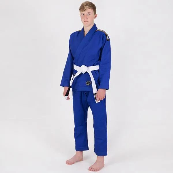 Kimono Copii Brazilian Jiu Jitsu TATAMI Nova Absolute Gi - Albastru (Centura Alba Inclusa)