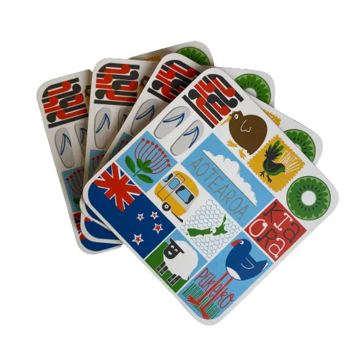 Kiwiana Coasters - Set of 4