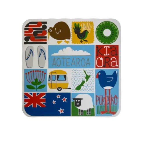 Kiwiana Coasters - Set of 4