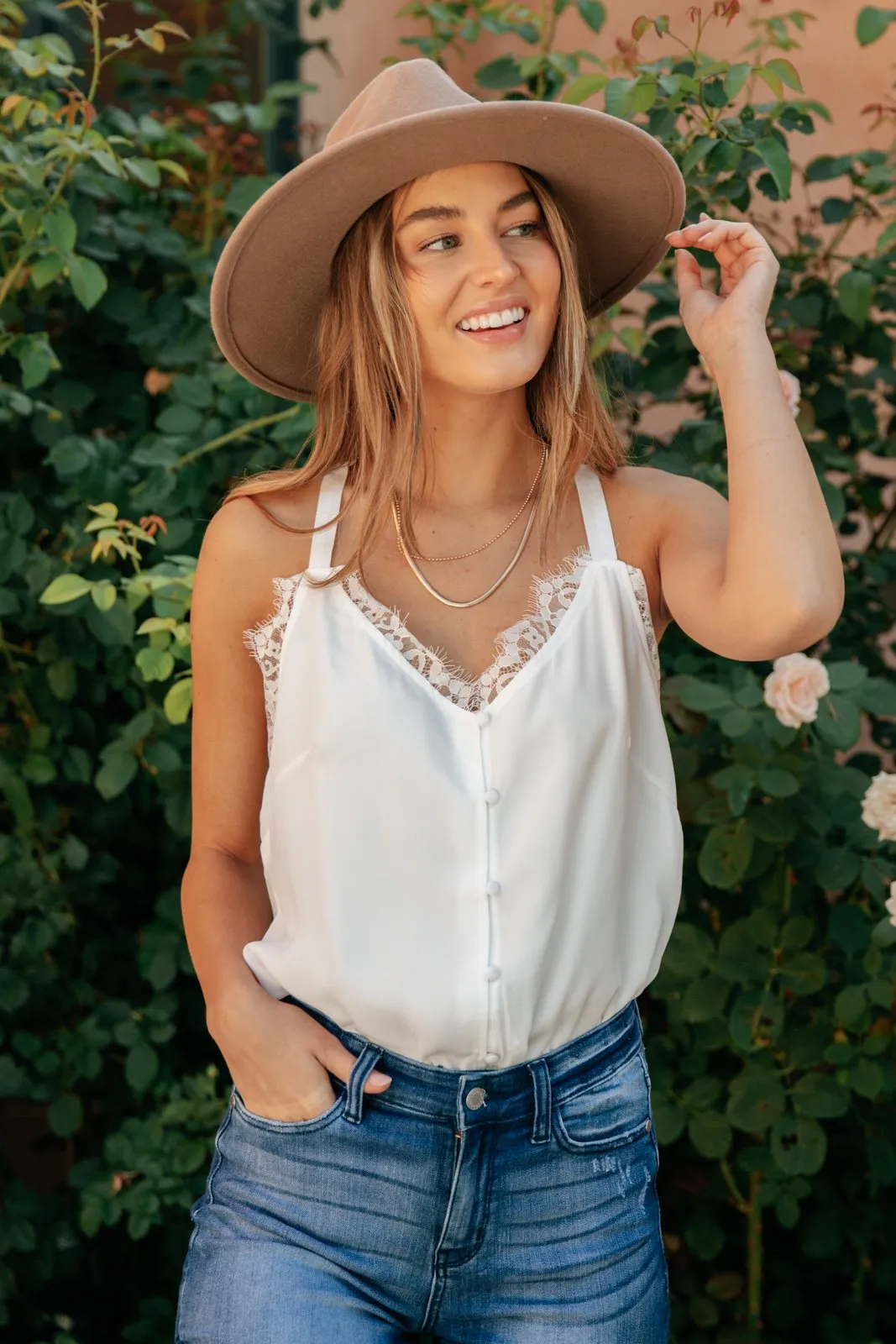 Lace Bonbon Bodysuit in White