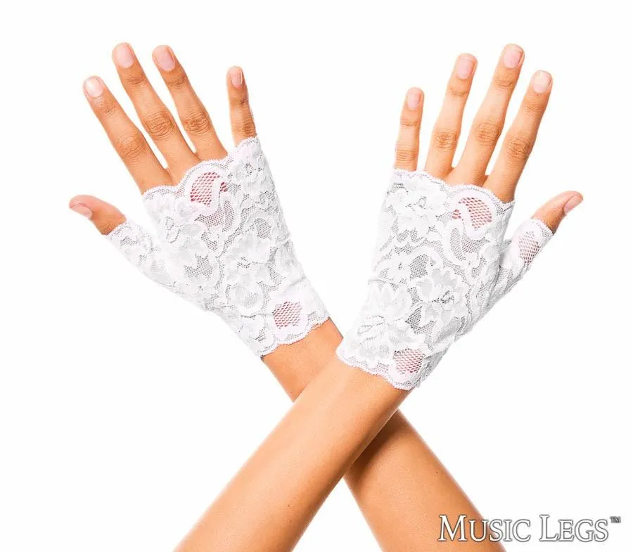 Lace Fingerless Gloves