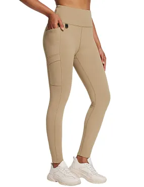 Laureate High-Rise Zipper Pockets Thermal Leggings