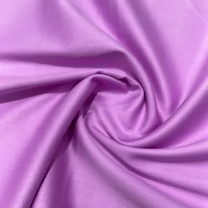 Lavender Solid Cotton Satin Fabric