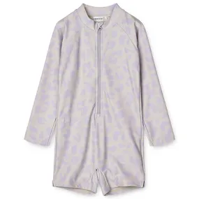 Liewood Max UV Swim Jumpsuit Leo Misty Lilac