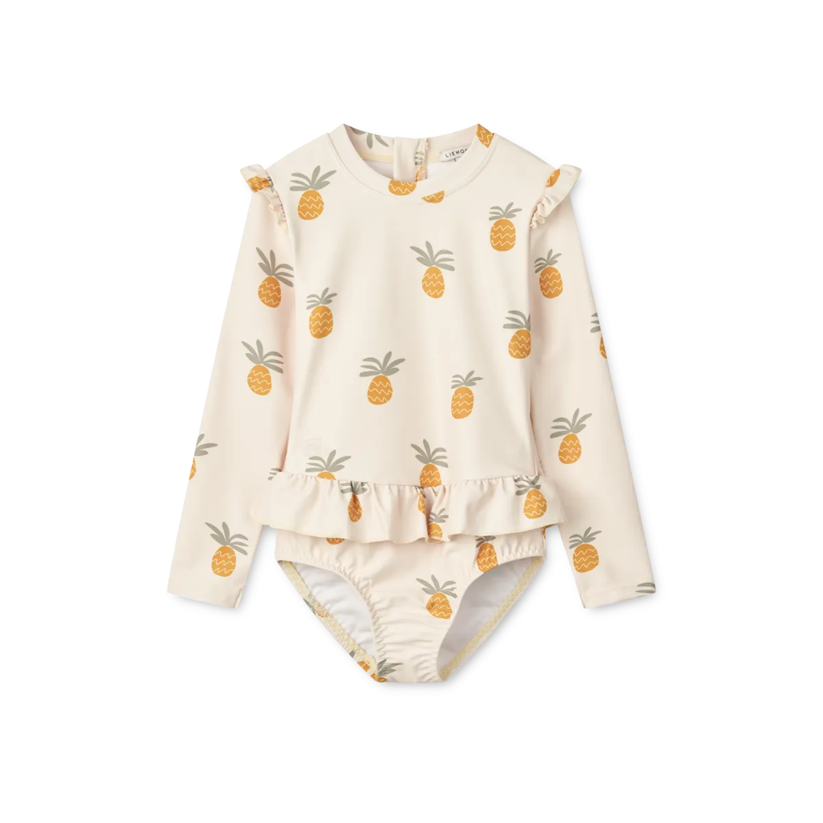 Liewood Sille Swimsuit with Longsleeves | Pineapples /Cloud Cream