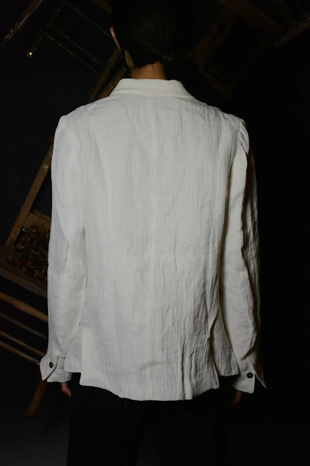 LINEN 4 BUTTONS JACKET