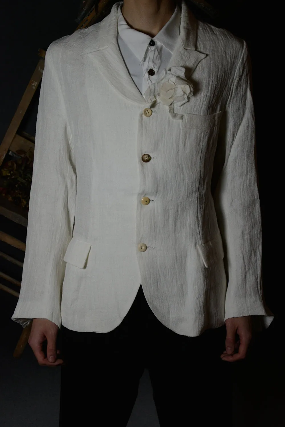 LINEN 4 BUTTONS JACKET