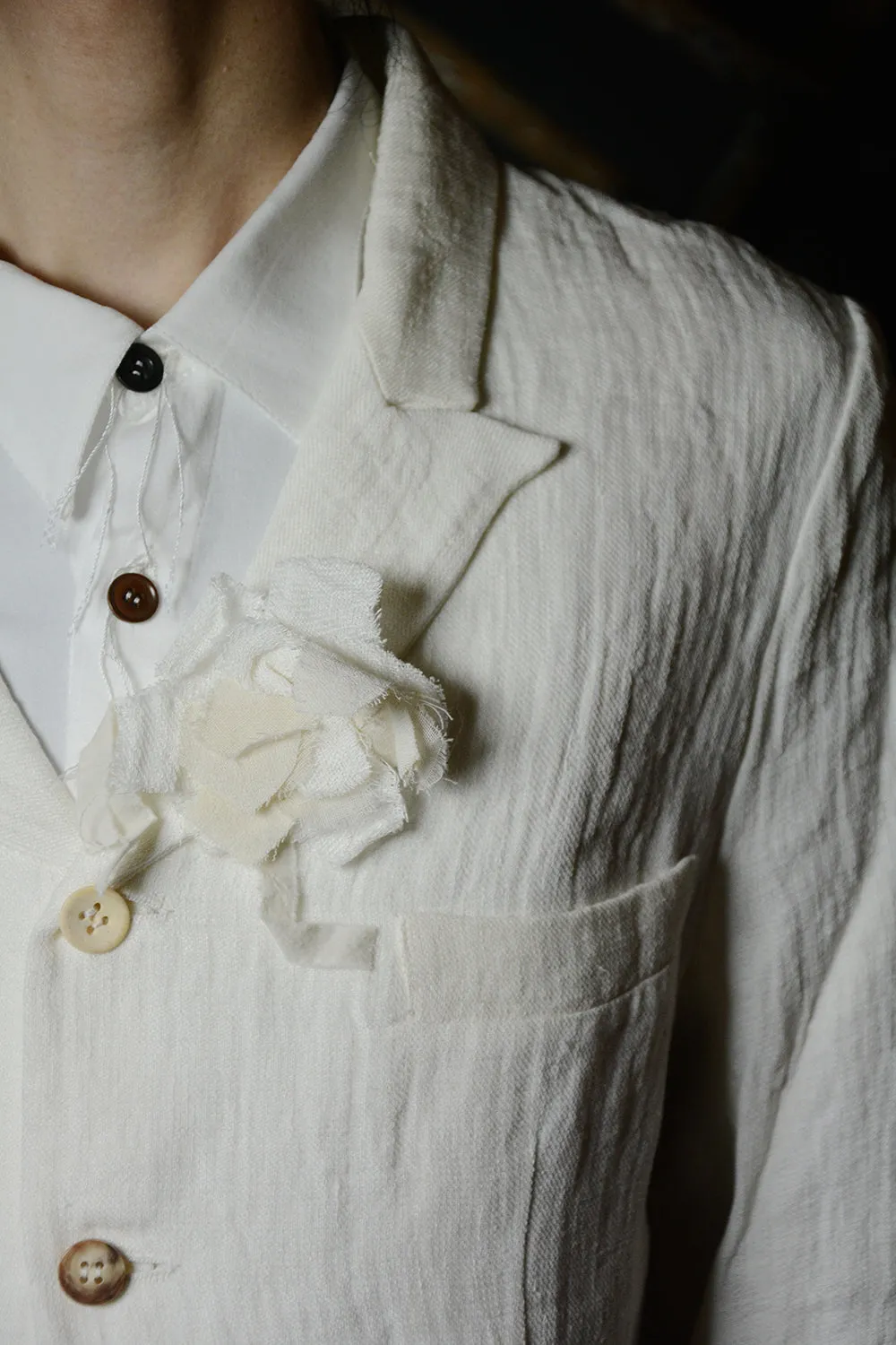 LINEN 4 BUTTONS JACKET