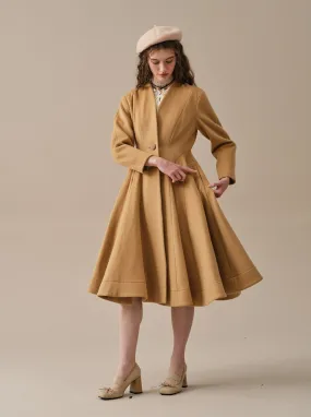 LITTLE WOMEN 22 | WOOL COAT IN GoldenRod