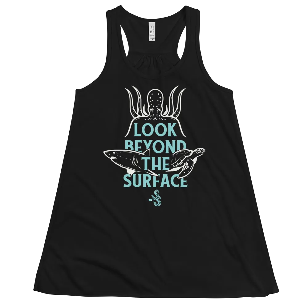 Look Beyond The Surface Tank - Flowy Racerback (Warehouse)