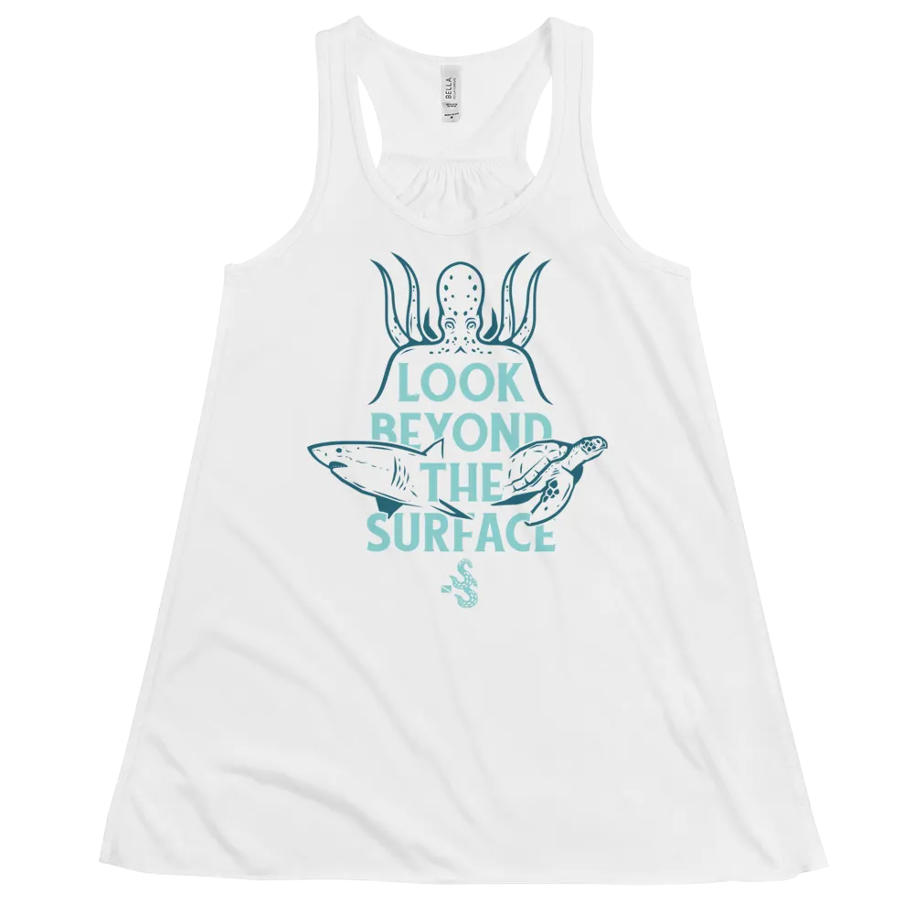 Look Beyond The Surface Tank - Flowy Racerback (Warehouse)