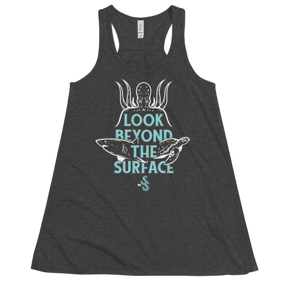 Look Beyond The Surface Tank - Flowy Racerback (Warehouse)