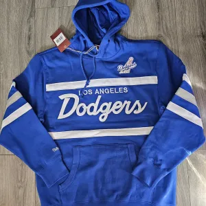 Los Angeles Dodgers Mitchell & Ness Blue Hoodie