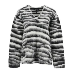 Marc Jacobs zebra print wool and mohair