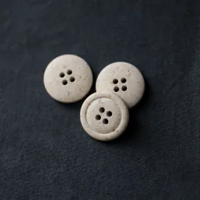 Merchant & Mills - Recycled Resin Button - Bianco 20mm