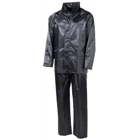 MFH - Rain Suit, 2-parts, black