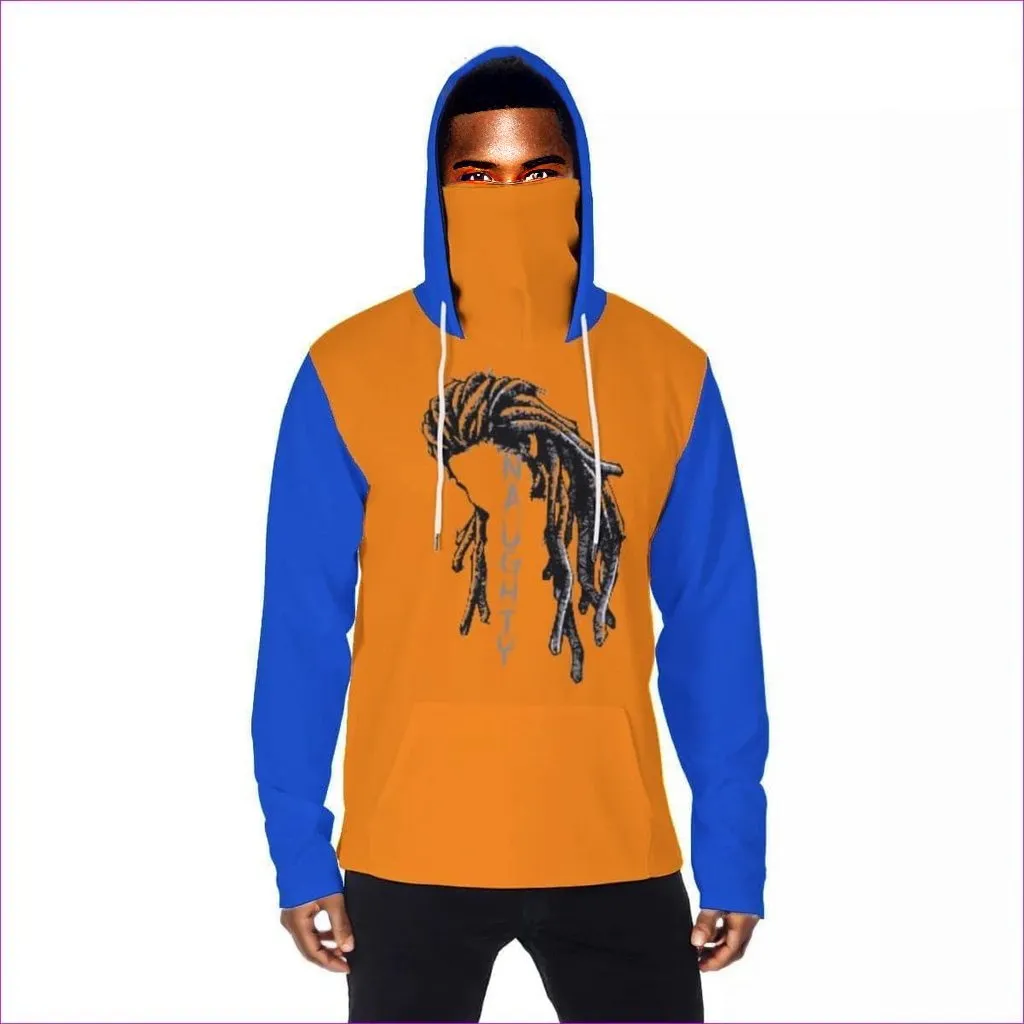 Naughty Dreadz Men's Pullover Hoodie With Mask