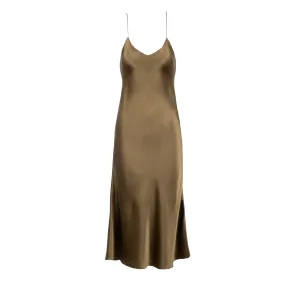 New Moss Midi Slip Dress