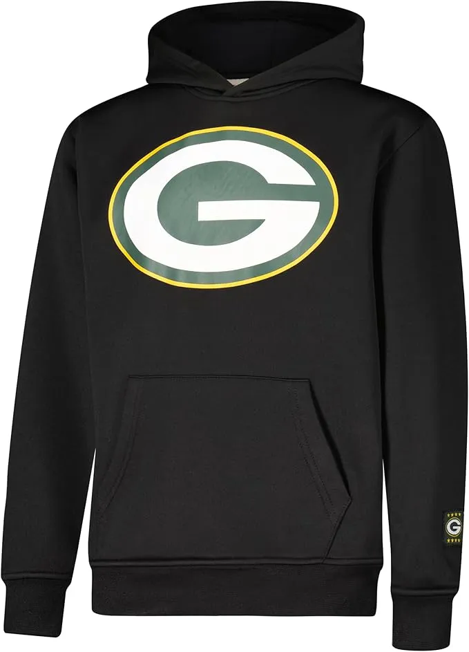 NFL Official Youth Super Soft T-Shirt & Hoodie Sweatshirt Set|Green Bay Packers