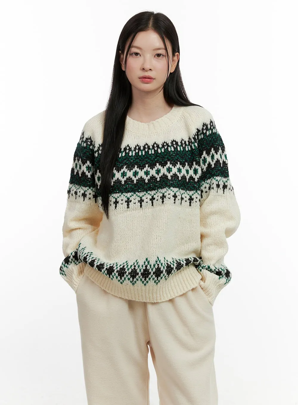 Nordic Cozy Knit Sweater ON408