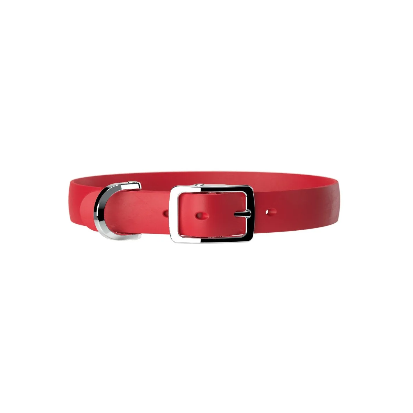 Nuvuq - Bond - Waterproof Dog Collar (Tomato Red)