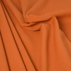 Orange Double Weave Stretch Fabric 3306