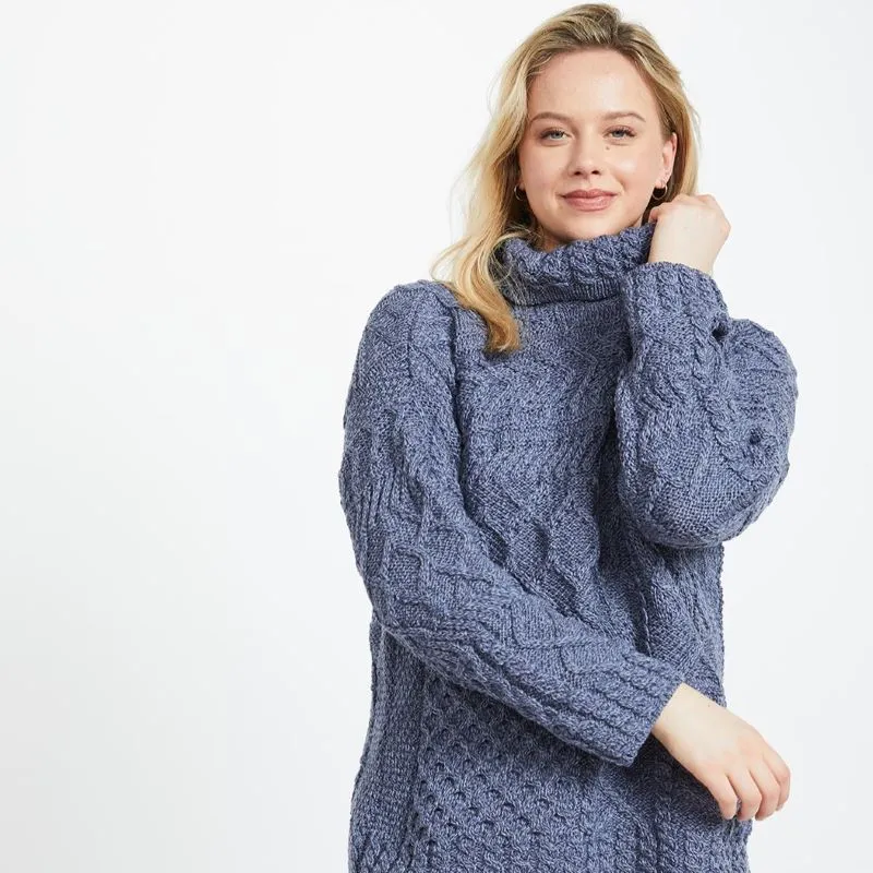 Oversized Patchwork Aran Sweater