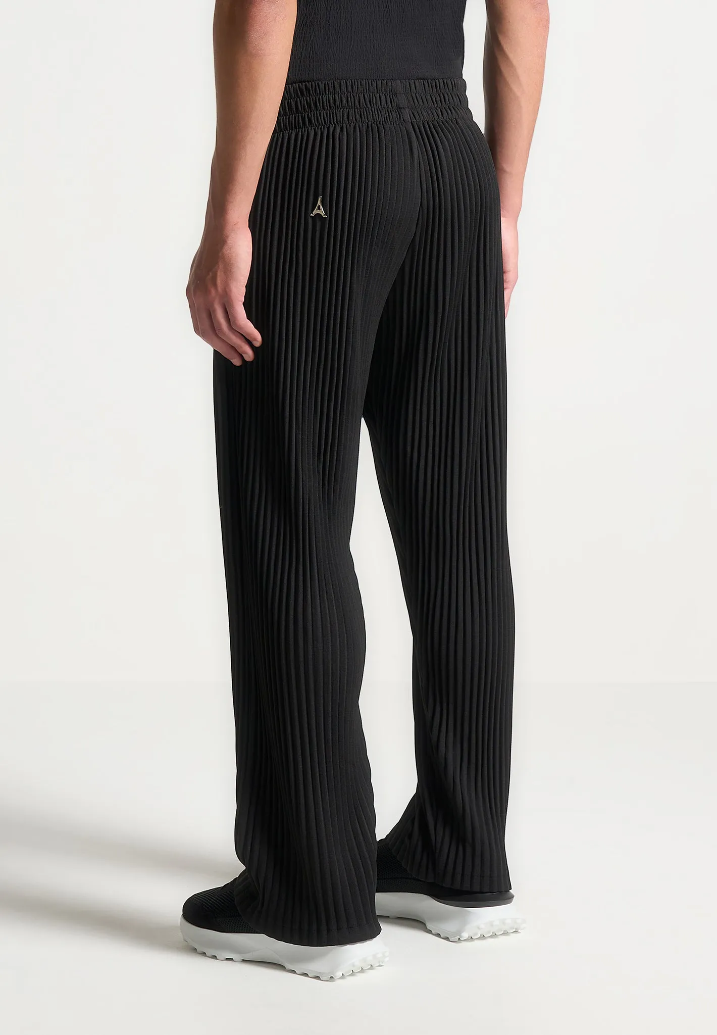 Pleated Trousers - Black