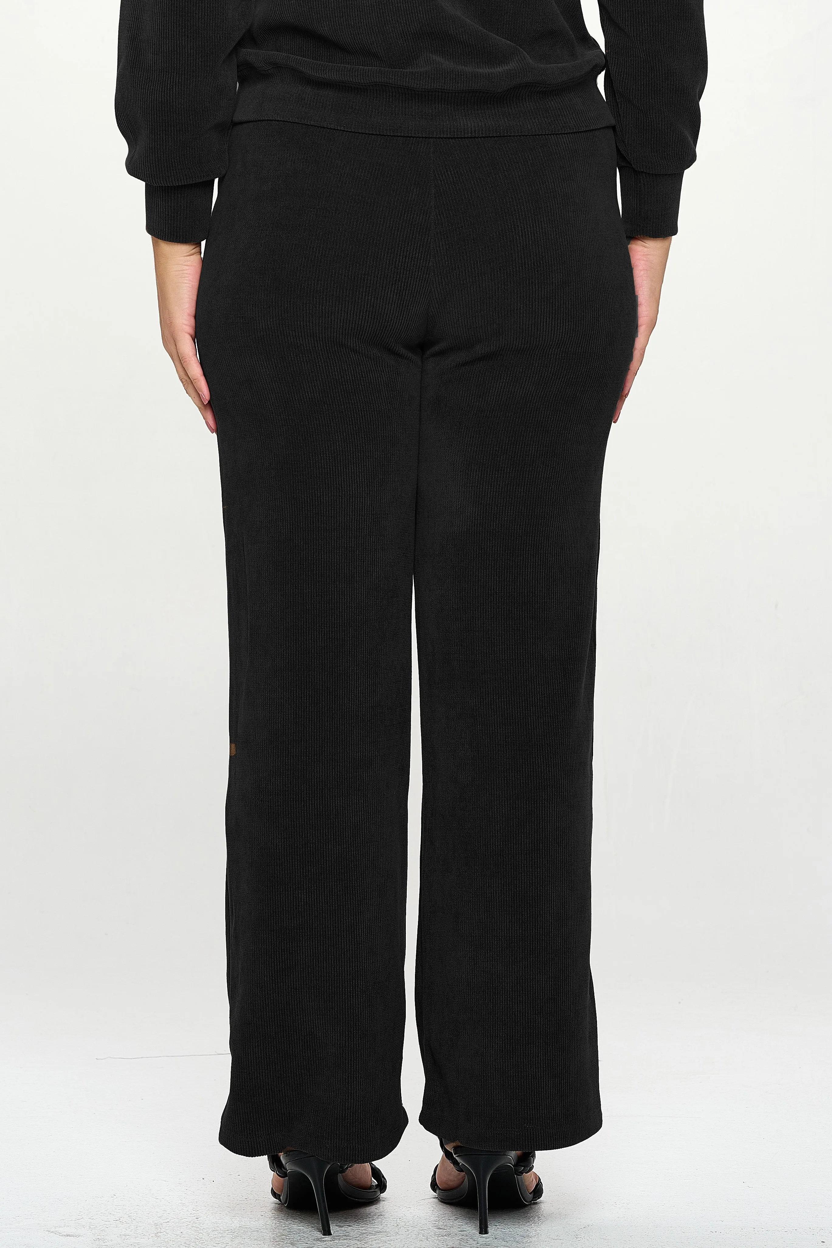 Plus Size Women’s Wide-Leg Corduroy Pants