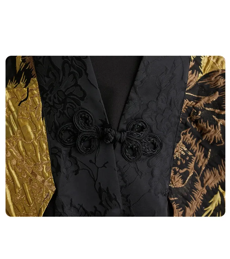 Pre Order:  Floral Oriental Knot Enclosure Coat