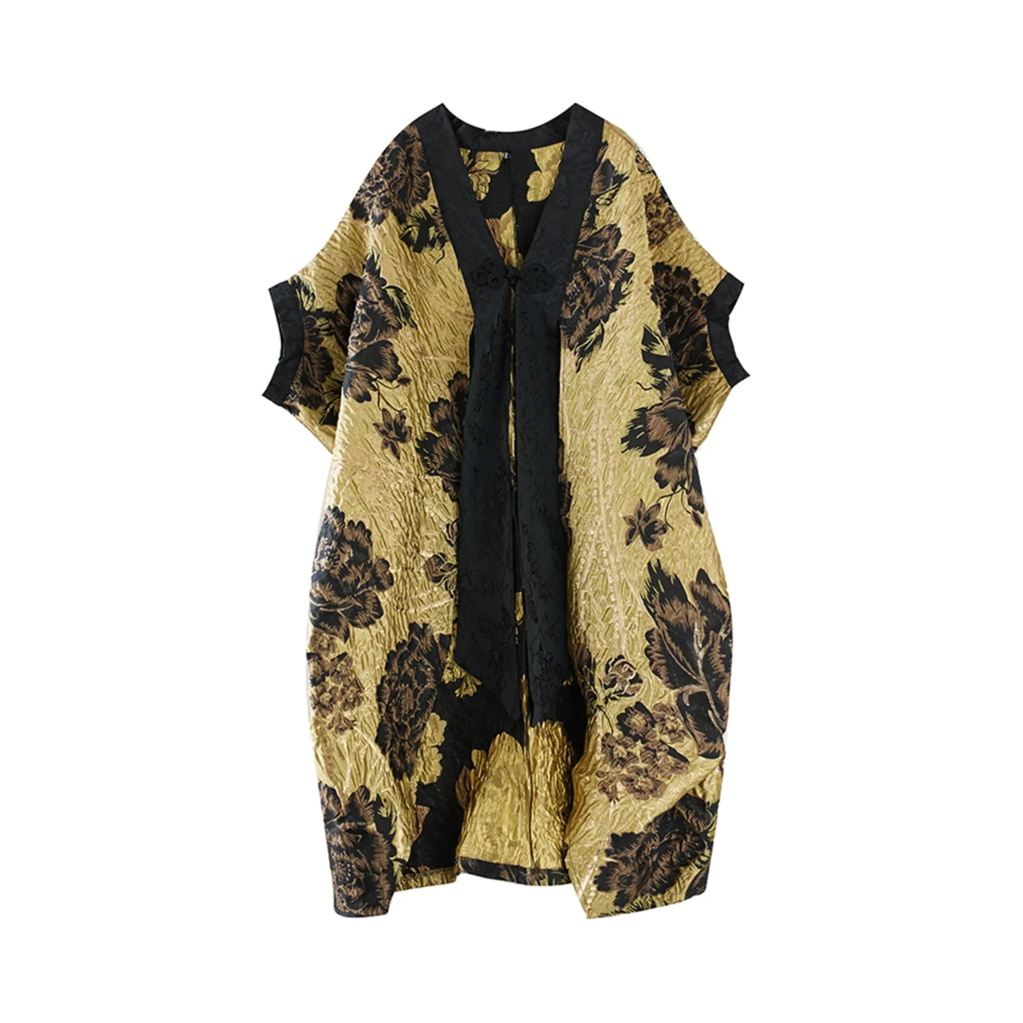 Pre Order:  Floral Oriental Knot Enclosure Coat