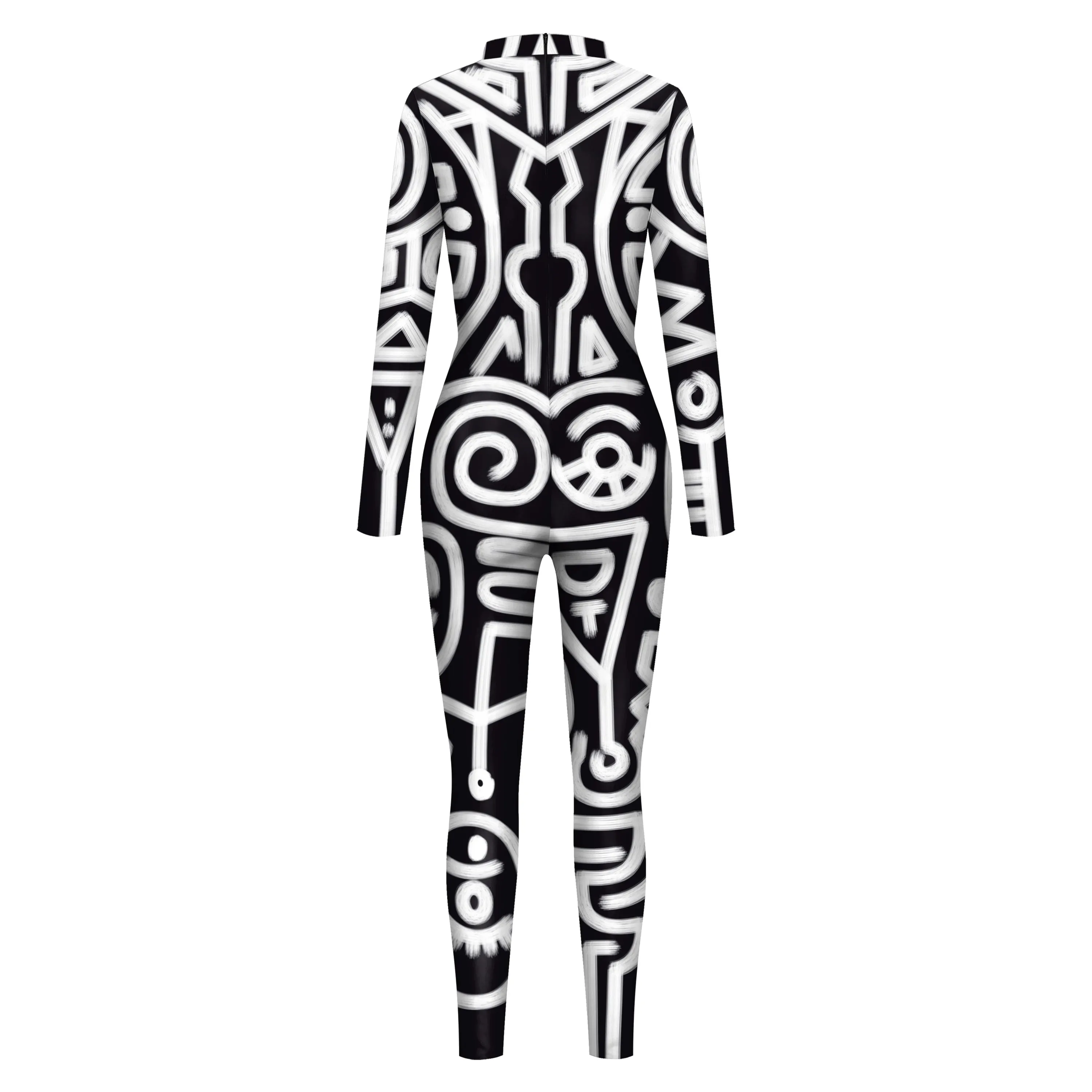 Pre Order:  Geometry Print Costume Jumpsuit