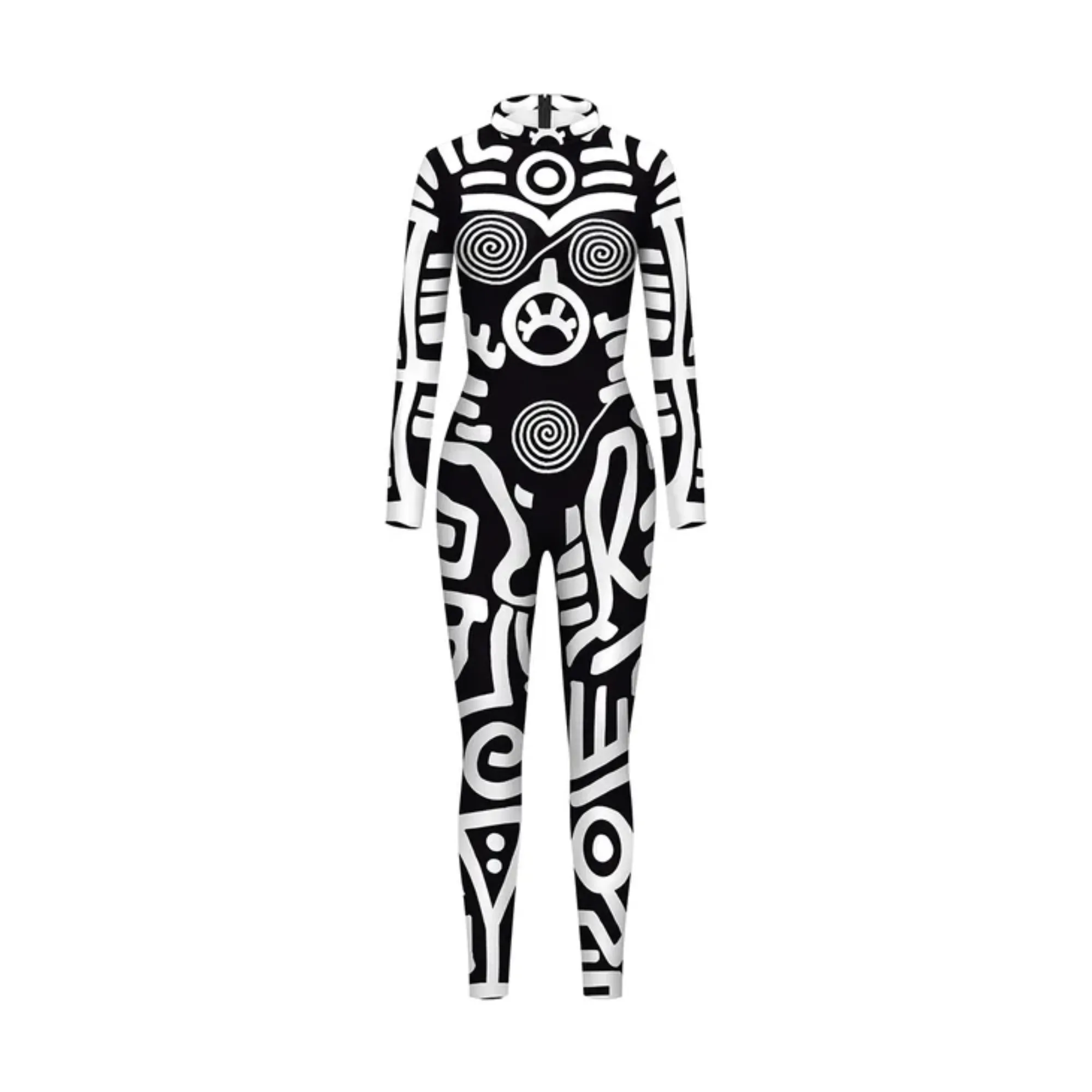 Pre Order:  Geometry Print Costume Jumpsuit