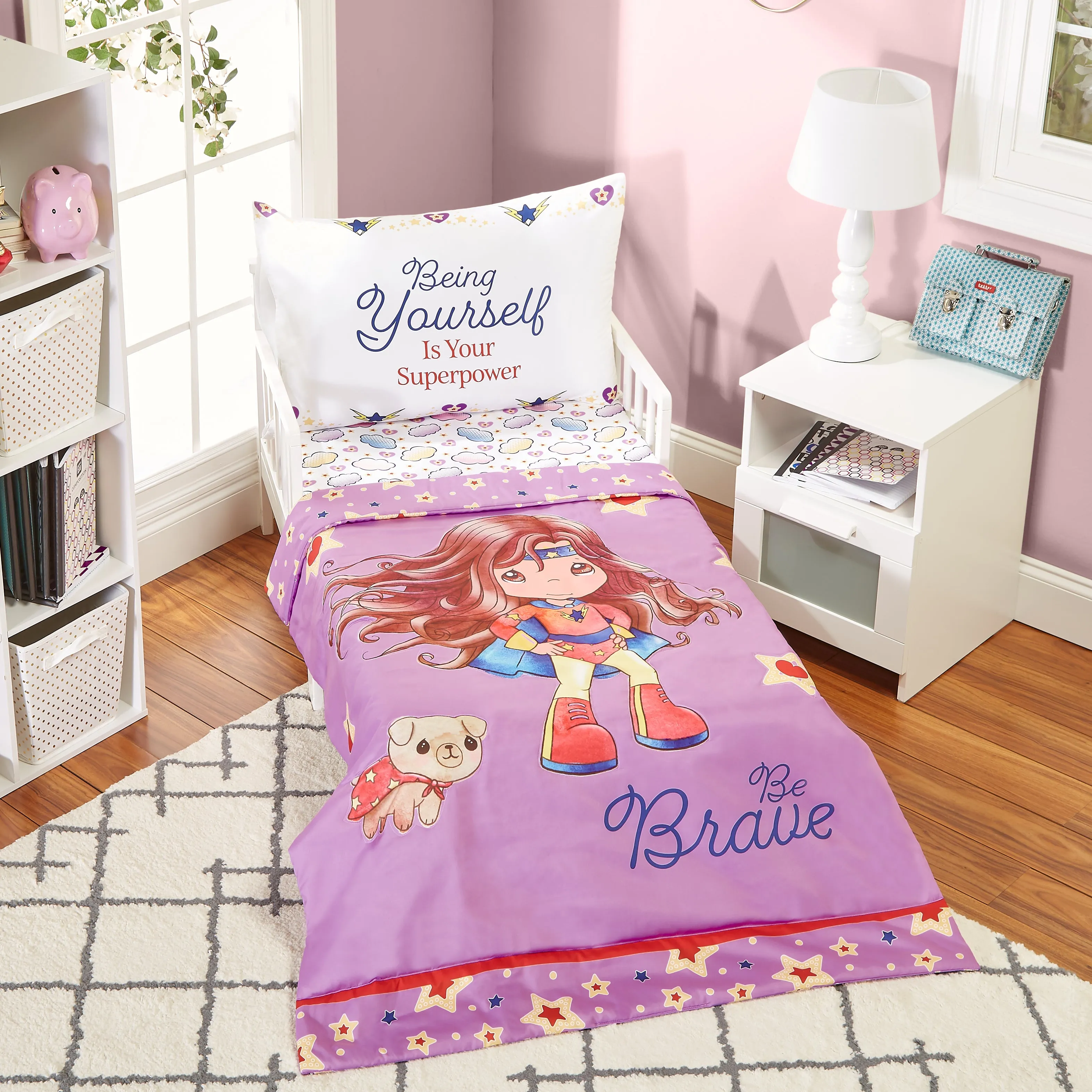 Precious Moments 4 Pc Toddler Bedding Set