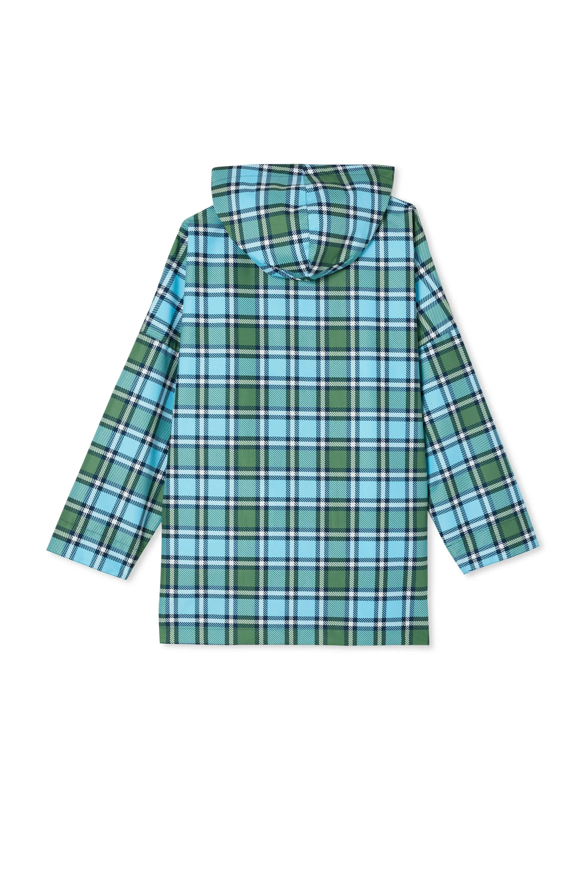 Project Ten Tartan Rain Coat