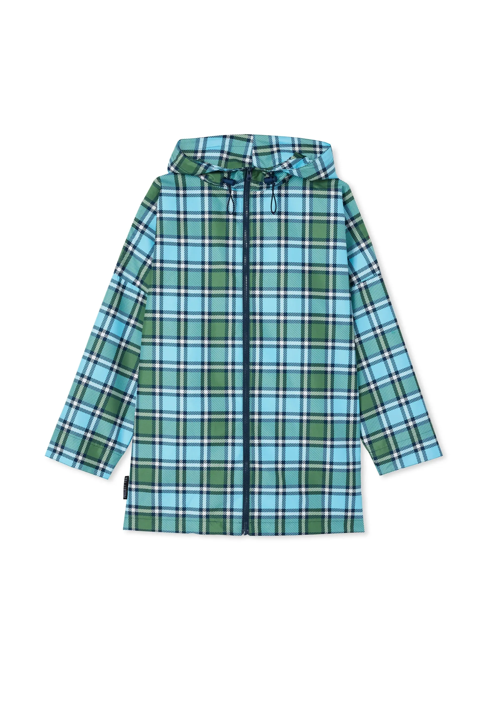 Project Ten Tartan Rain Coat