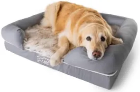 PupLounge Memory Foam Bolster Bed & Topper