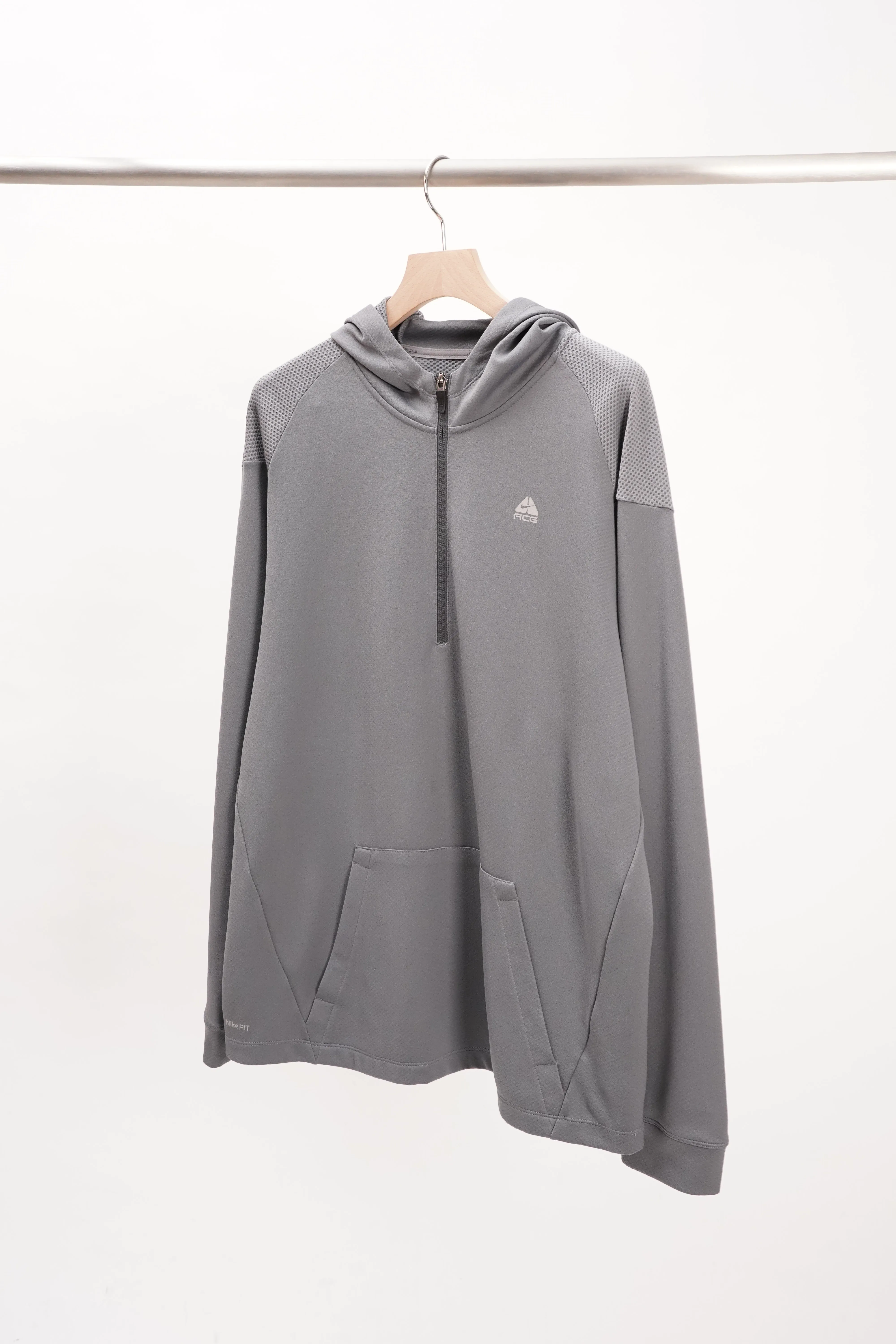 "Nike ACG" -Mesh Jersey H/Z Pullover Hoodie-