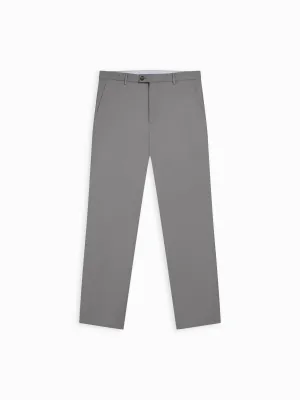 Radcliffe Slim Fit Grey Cotton Stretch Chino