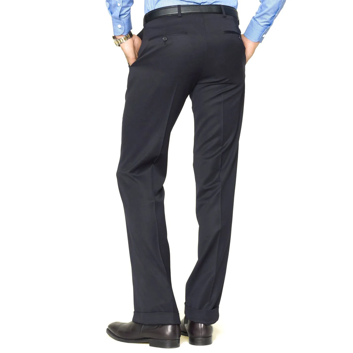 Ralph Lauren Anthony Wool Business Trousers - Navy