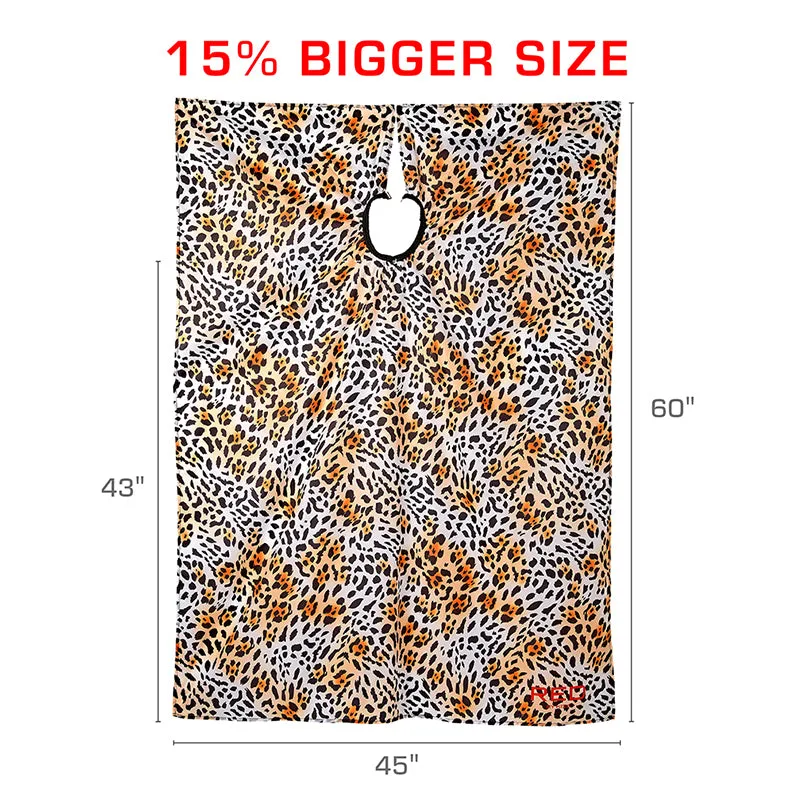 RED by KISS All Purpose Salon Nylon Cape [LEOPARD] #SA04