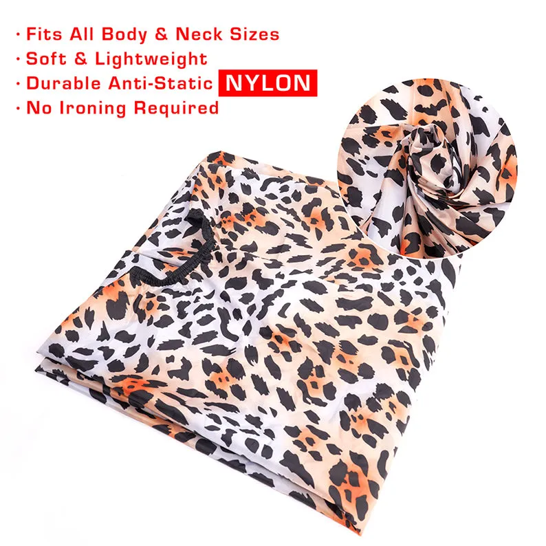 RED by KISS All Purpose Salon Nylon Cape [LEOPARD] #SA04