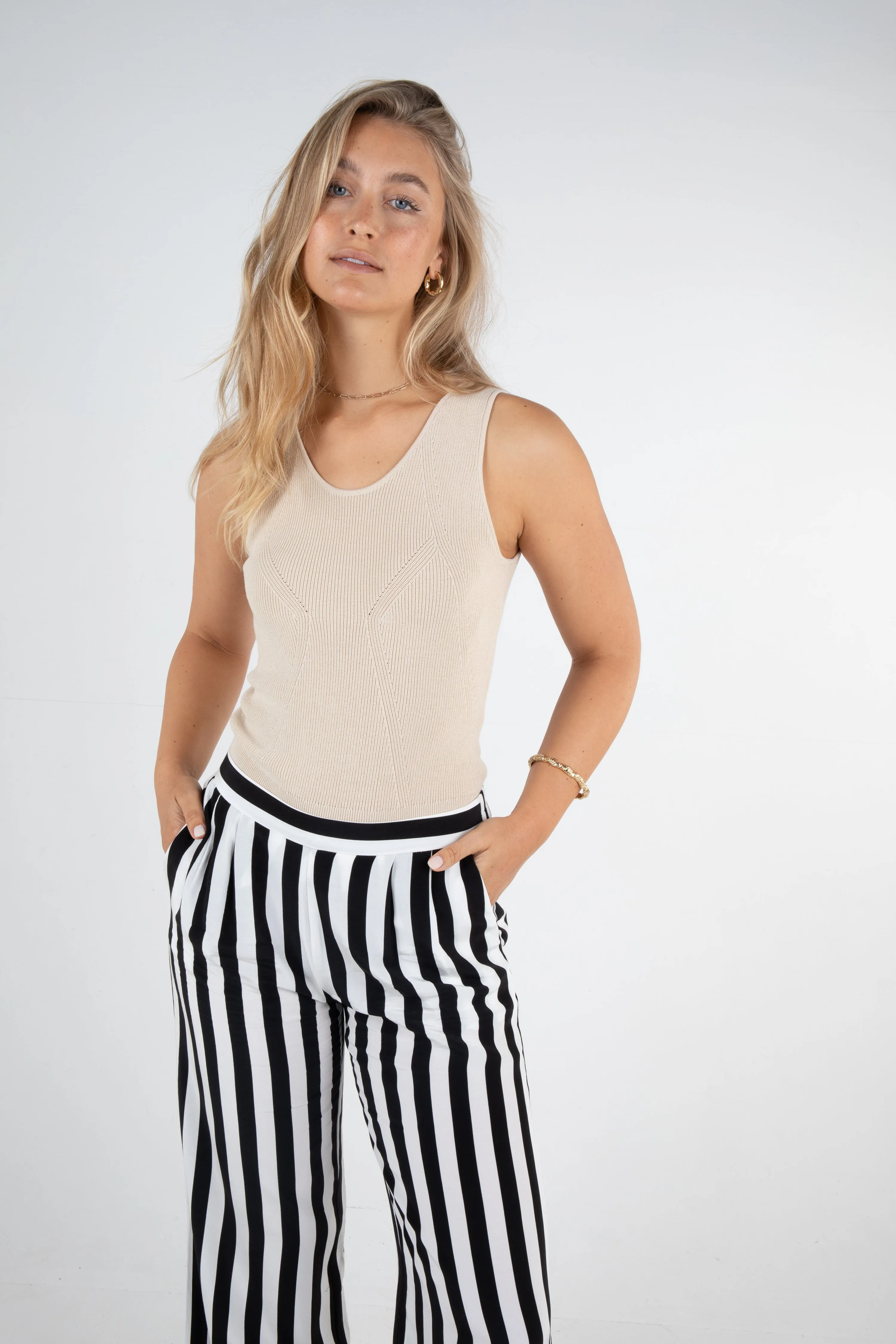 ROMY STRIPE PANT - STRIPE