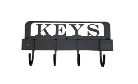 Rustic Metal Key Rack