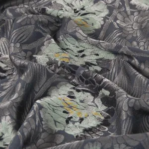 Silver Floral Jacquard 5036