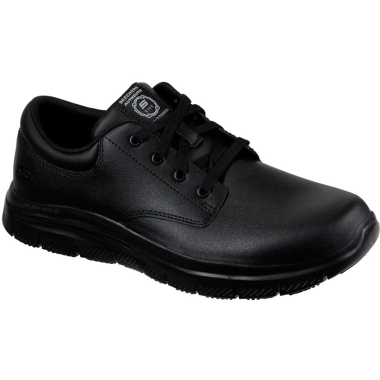 Skechers Work Flex Advantage Slip Resistant Leather Shoe - SK77513EC