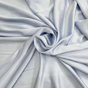 Sky Blue Solid Armani Satin Fabric