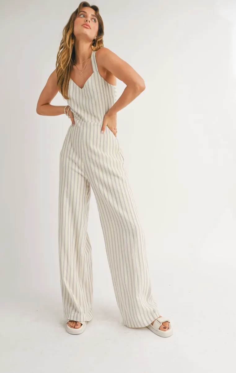 Sky Ivory White Sand Jumpsuit