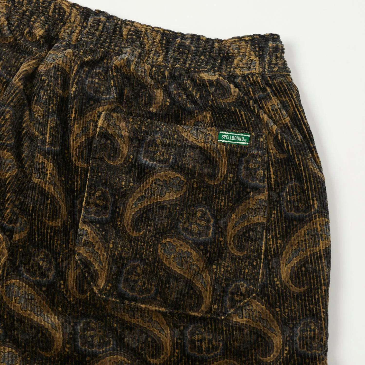 Spellbound 43-898H Paisley Wide Easy Pants - Brown