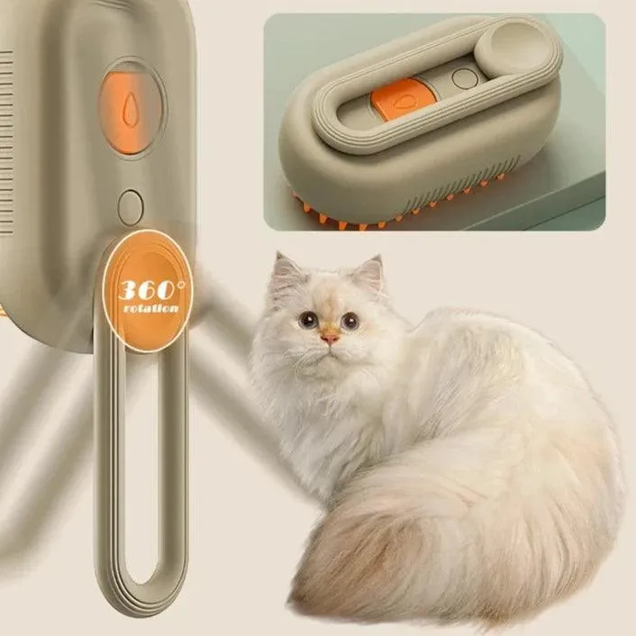 Steam Brush Pet™ -  3 In1 Spray Electric Brush